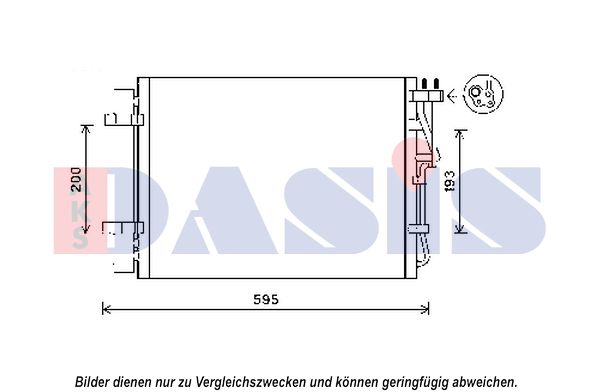 AKS DASIS Kondensaator,kliimaseade 512077N